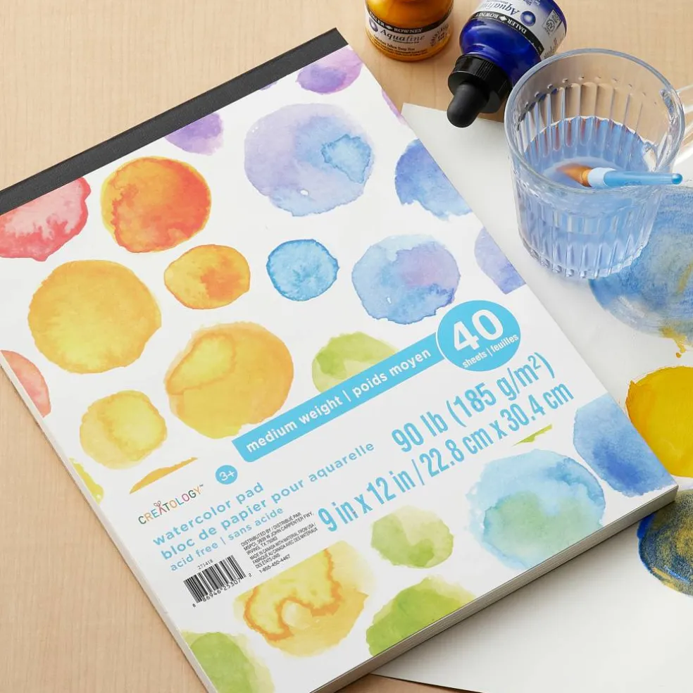 Watercolor Paper Pad by Creatology™, 9" x 12"