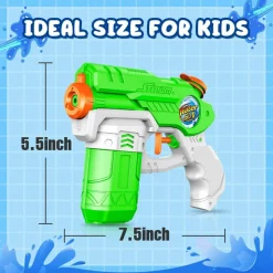 Water Guns for Kids Adults, 6 Pack Squirt Guns Soaker Blaster 220CC Capacity Long Range Super Water Gun Pistols for Boys Girls Toddlers Swimming Pool Water Toys (6)