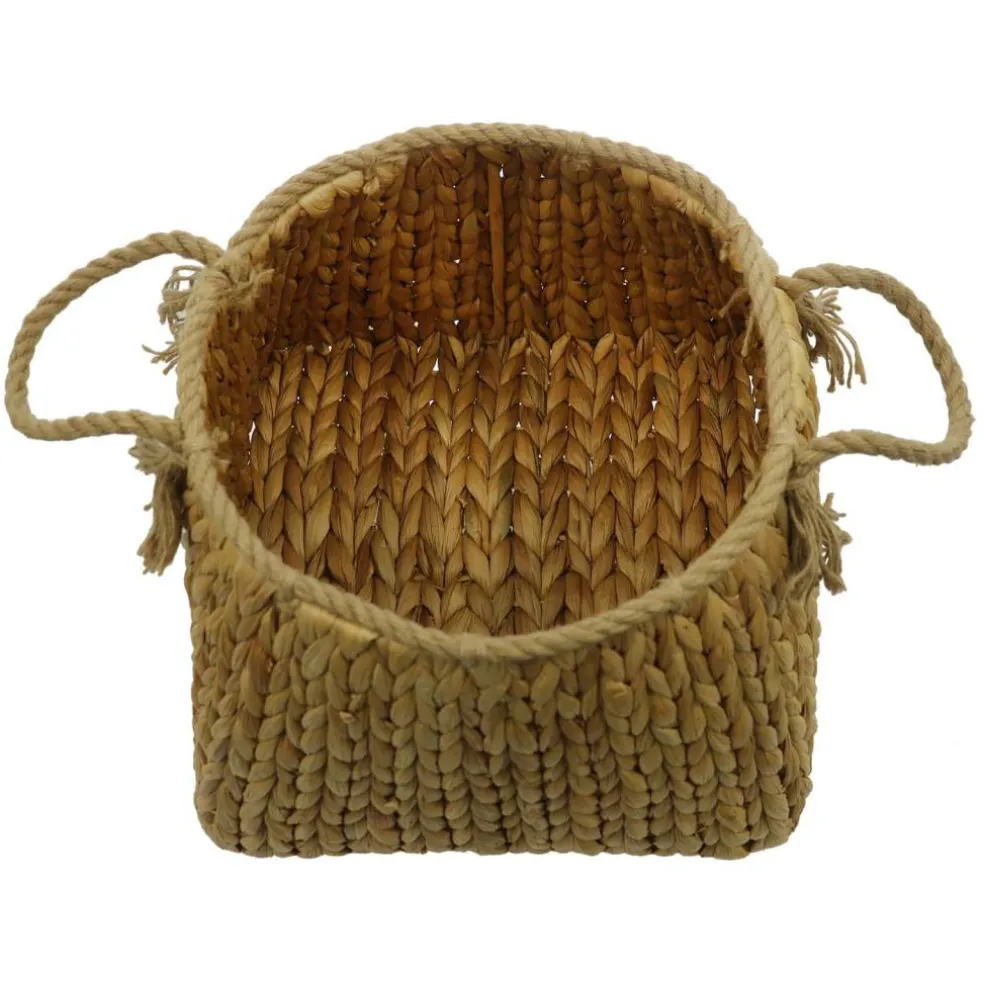 Water Hyacinth Woven Basket by Ashland®