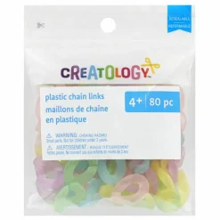 Wavy Frosted Plastic Chain Links by Creatology™