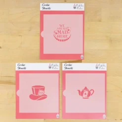 We Are All Mad Here Cookie Stencil Set | Tea Party | Book | Movie | Confection Couture |