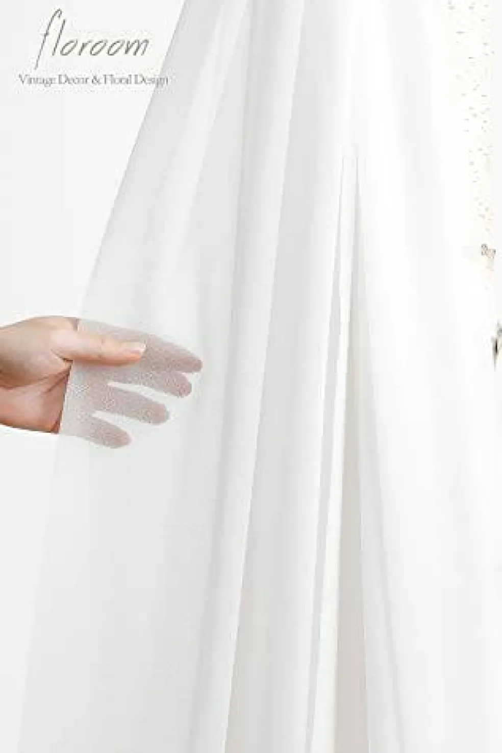 Wedding Arch Draping Fabric 2 Panels 20Ft White Chiffon Fabric Drapes Arbor Drapery Wedding Ceremony Reception Swag Decorations