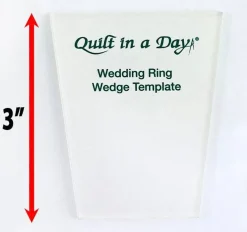 Wedding Ring Template Set by Quilt in a Day