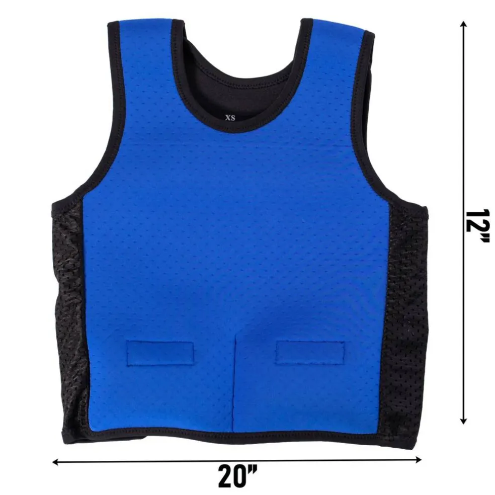Weighted Sensory Compression Vest for Calming Deep Pressure Therapy and Sensory Integration in Autism, ADHD, and Special Needs Individuals