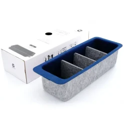 Welaxy Felt Adjustable 4 Slot Drawer Organizer Bin