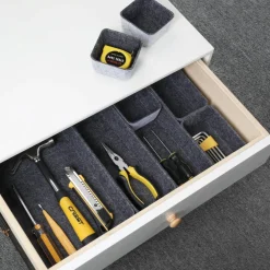 Welaxy Felt 8 Piece Drawer Organizer Tray Set