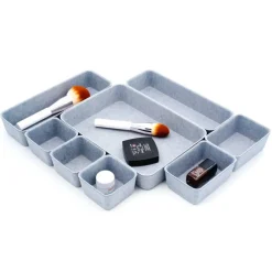 Welaxy Felt 8 Piece Drawer Organizer Tray Set