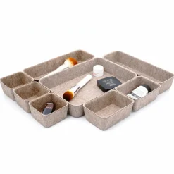 Welaxy Felt 8 Piece Drawer Organizer Tray Set
