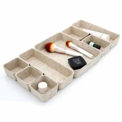 Welaxy Felt 8 Piece Drawer Organizer Tray Set