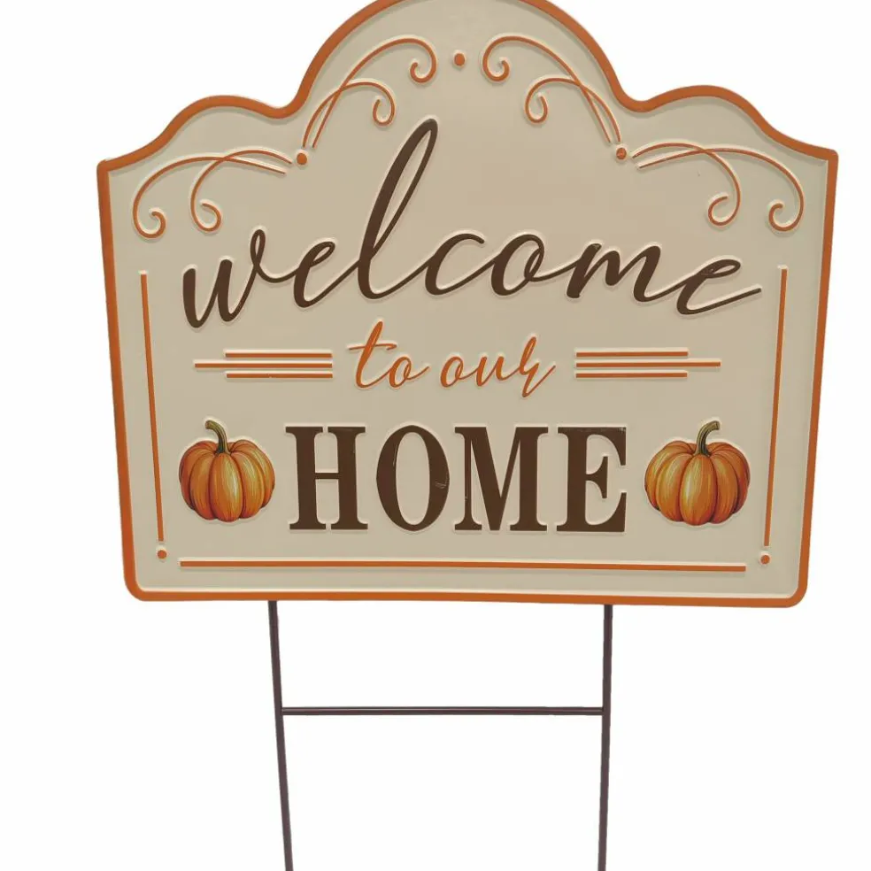 20" Welcome to Our Home Metal Yard Stake by Ashland®