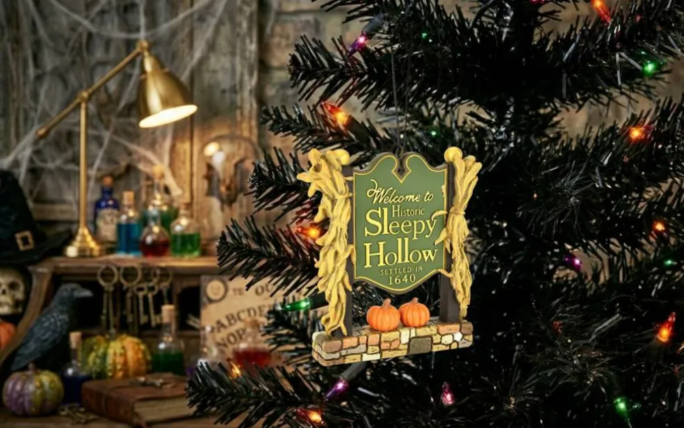 Welcome to Sleepy Hollow Sign Halloween Ornament Decoration