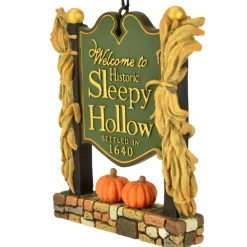 Welcome to Sleepy Hollow Sign Halloween Ornament Decoration