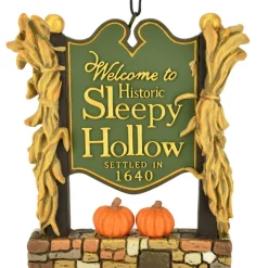 Welcome to Sleepy Hollow Sign Halloween Ornament Decoration