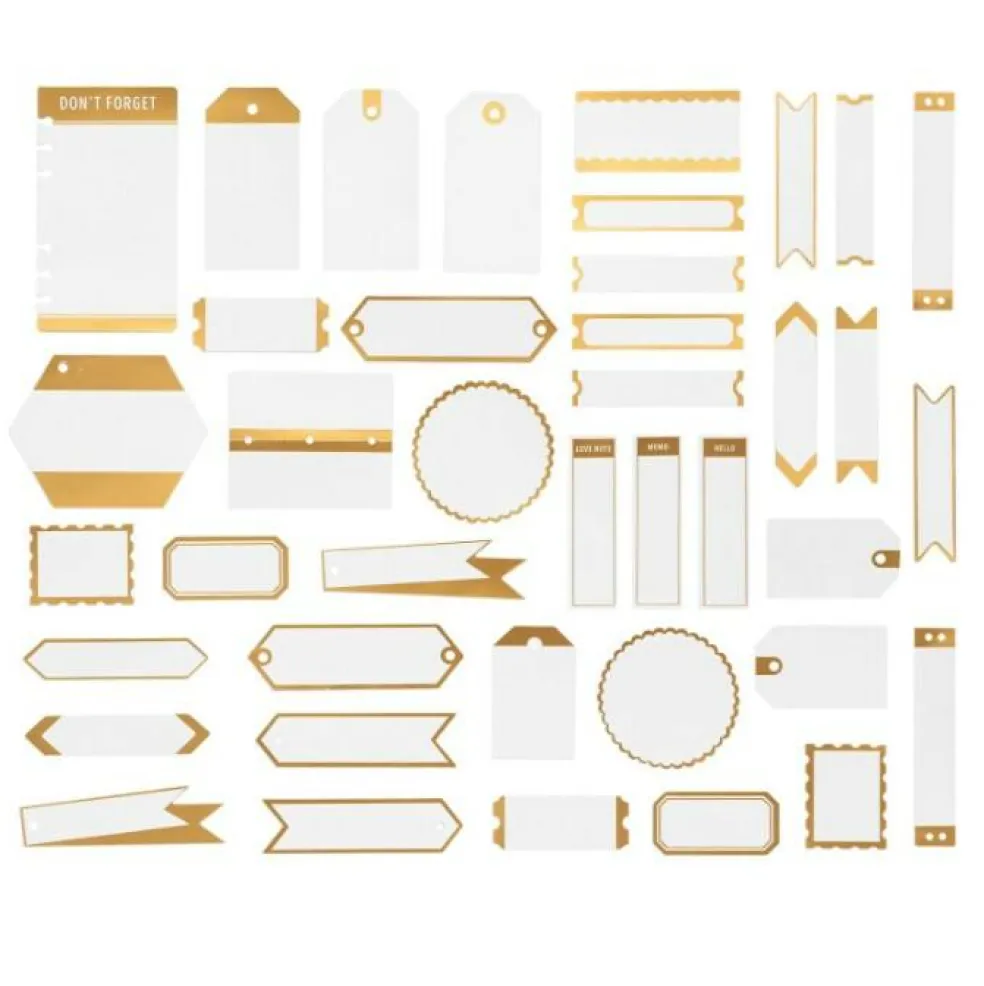 We R Makers PrintMaker Foiled Tags 60000096 EMBELLISHMENT NEW