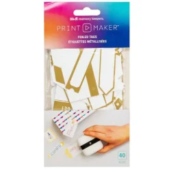 We R Makers PrintMaker Foiled Tags 60000096 EMBELLISHMENT NEW