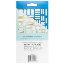 We R Makers PrintMaker Foiled Tags 60000096 EMBELLISHMENT NEW