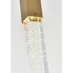 Weston 3 lights pendant in satin gold