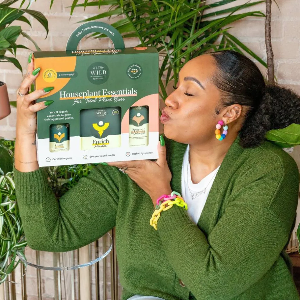 We The Wild™ Houseplant Essentials Kit Organic Easy 3-Step Care
