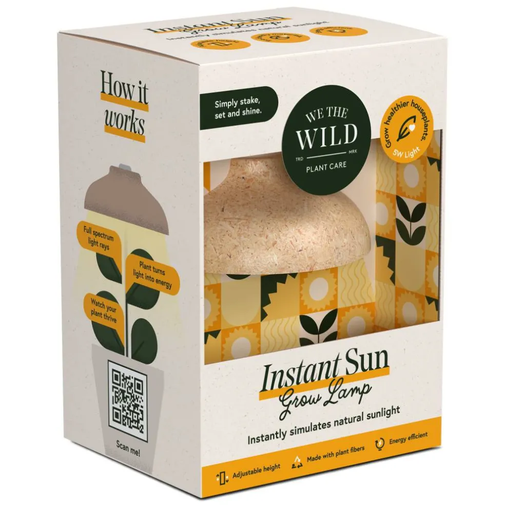 We The Wild™ Instant Sun Full Spectrum LED Grow Lamp for Houseplants