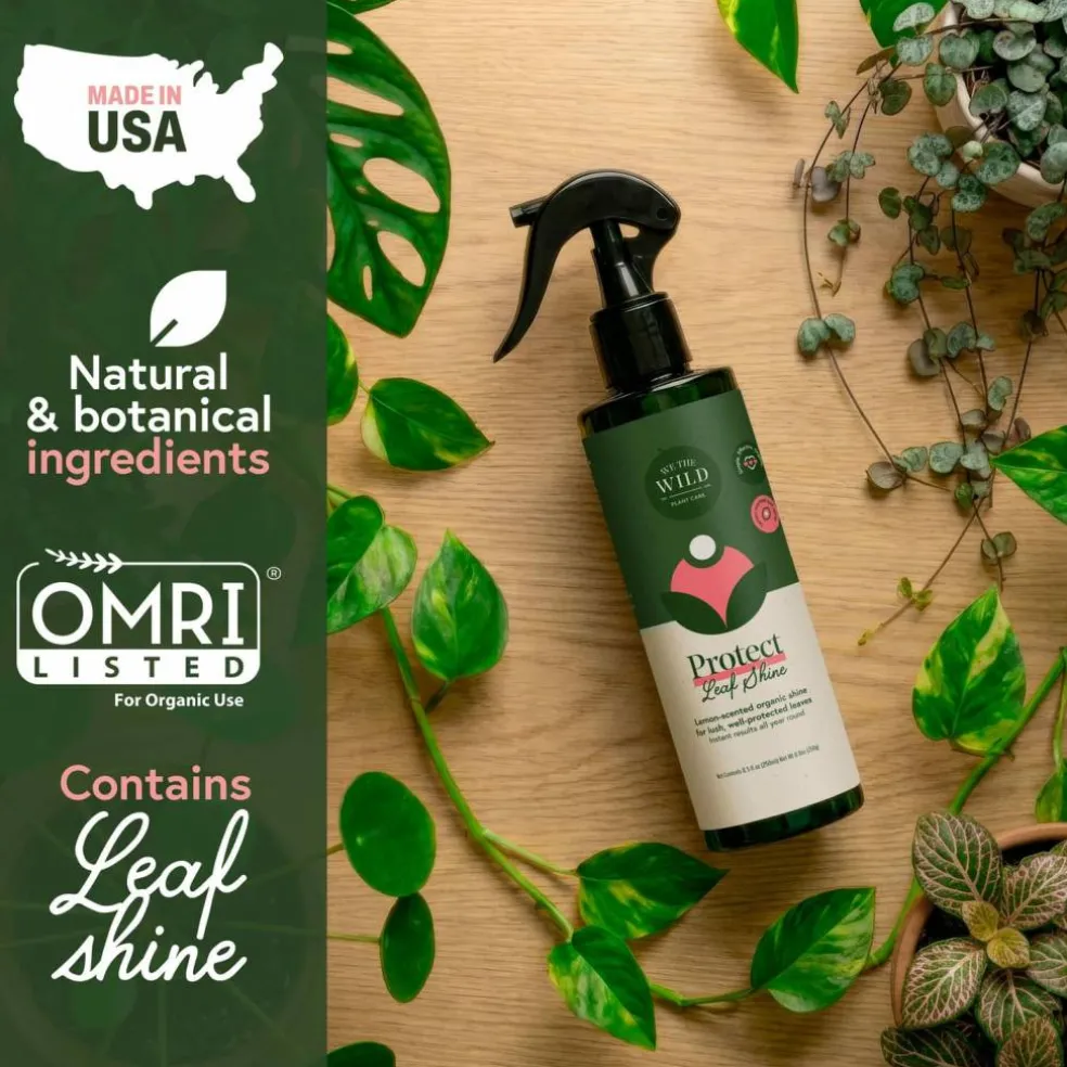 We The Wild™ 8.5oz. Protect Spray Organic Botanical Leaf Shine & Care for Houseplants