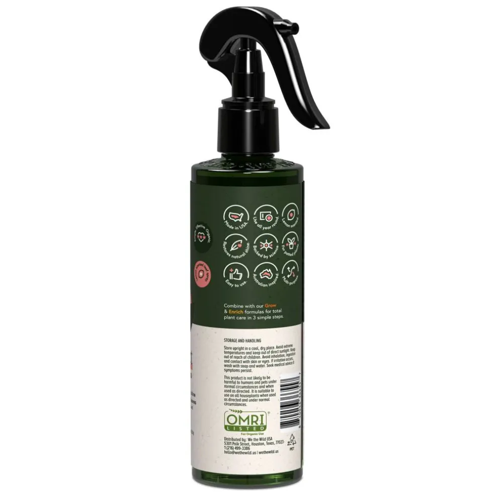 We The Wild™ 8.5oz. Protect Spray Organic Botanical Leaf Shine & Care for Houseplants