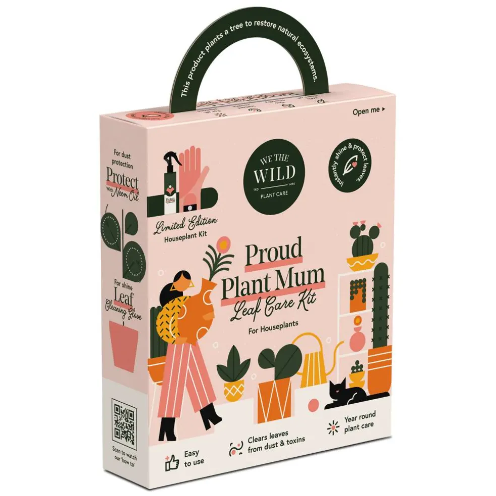 We The Wild™ Proud Plant Mum Leaf Care Kit