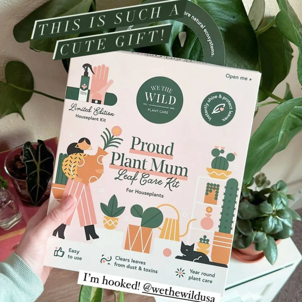 We The Wild™ Proud Plant Mum Leaf Care Kit