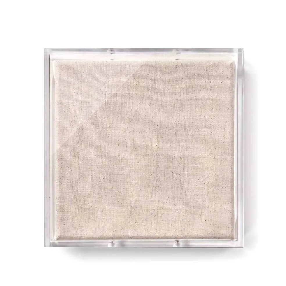 Wexel Art 3" Depth UV Grade Acrylic Shadowbox with Beige Linen Stretched Canvas