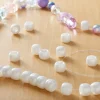 White AB Pony Beads by Creatology™, 6mm x 9mm