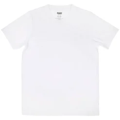 White Adult Polyester Crew Neck T-Shirt by Make Market®