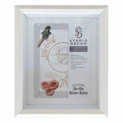 White Beveled Shadow Box by Studio Décor®