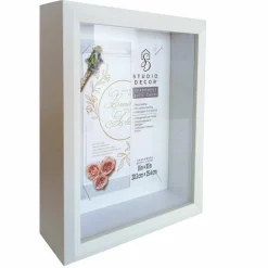 White Beveled Shadow Box by Studio Décor®