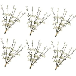 White & Brown Winter Berry Twig Bundle, 6ct.