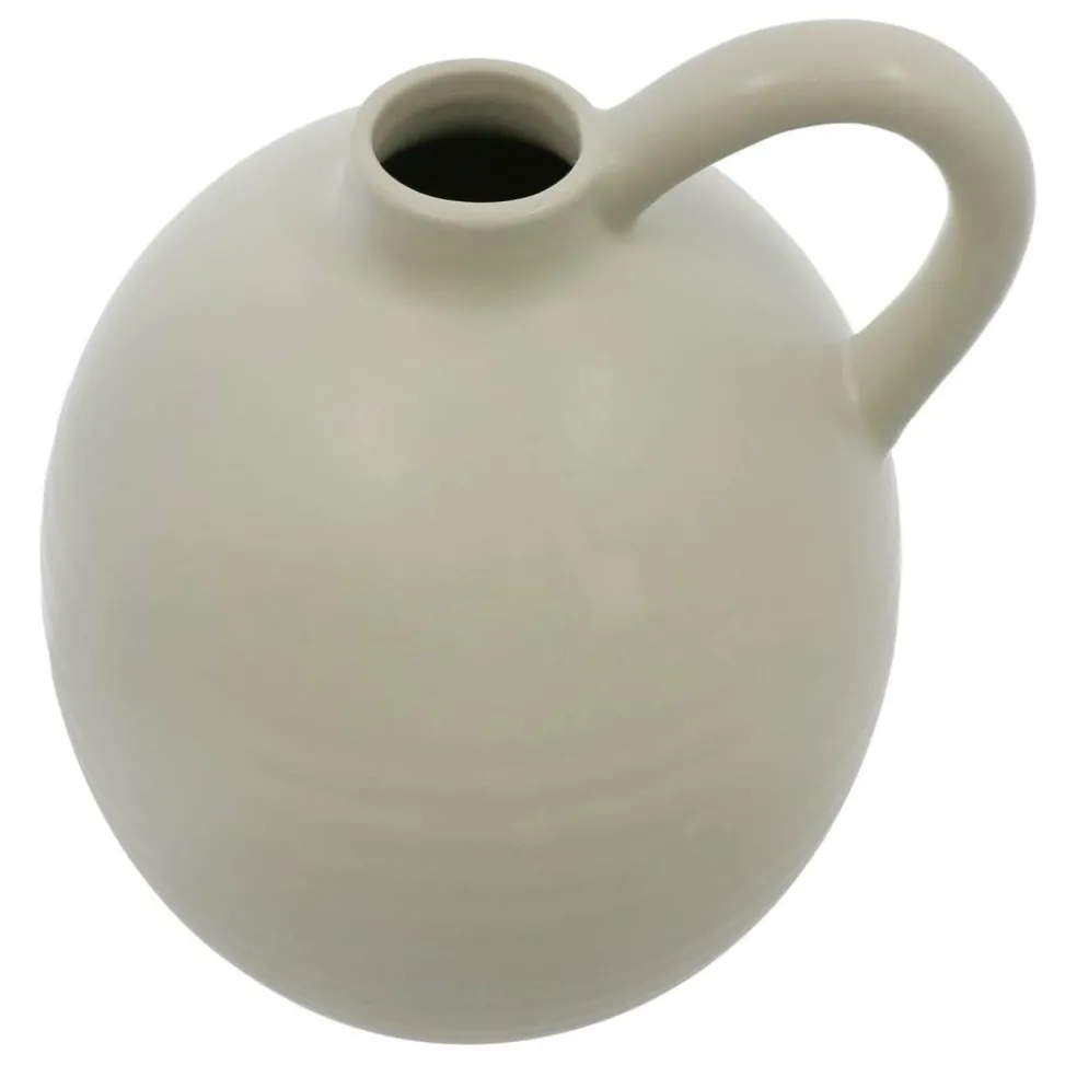 13" White Ceramic Jug Tabletop Décor by Ashland®