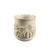 5" White Ceramic Pumpkin Pot by Ashland®