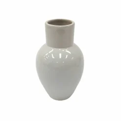 4.5" White Ceramic Vase by Ashland®