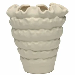 8.5" White Ceramic Vase by Ashland®