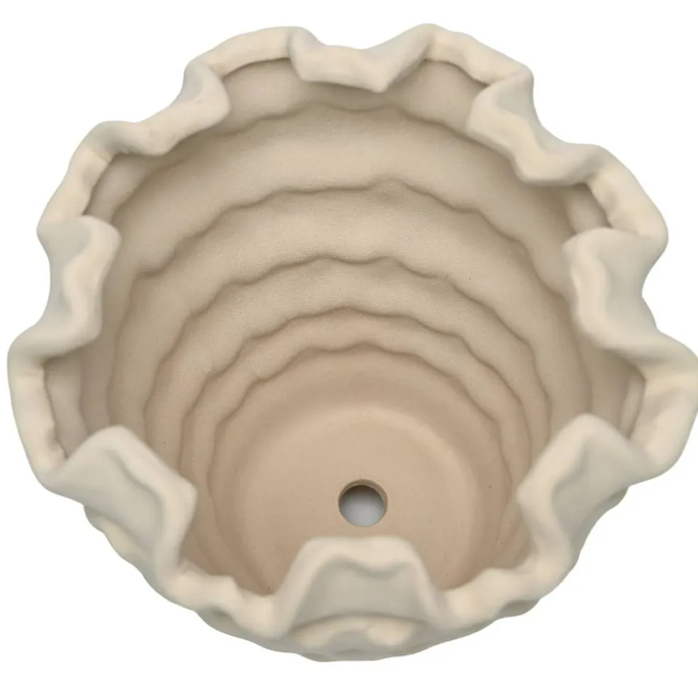 8.5" White Ceramic Vase by Ashland®