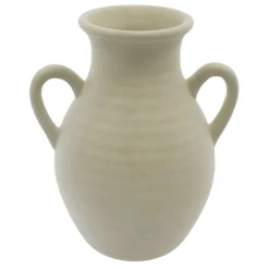 11.5" White Ceramic Vase Tabletop Décor by Ashland®