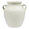 8.5" White Ceramic Vase Tabletop Décor by Ashland®