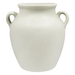 8.5" White Ceramic Vase Tabletop Décor by Ashland®