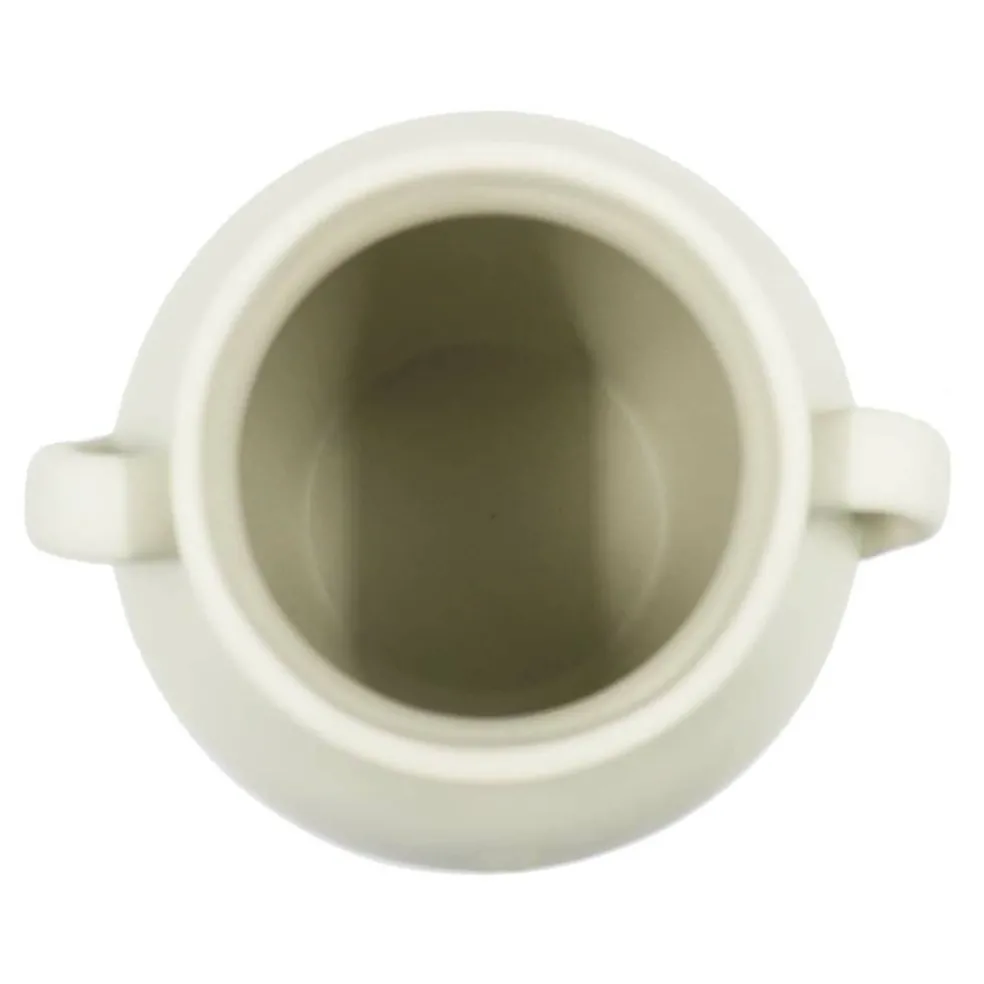 8.5" White Ceramic Vase Tabletop Décor by Ashland®