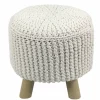 12.3" White Coastal Stool by Ashland®