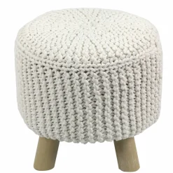 12.3" White Coastal Stool by Ashland®