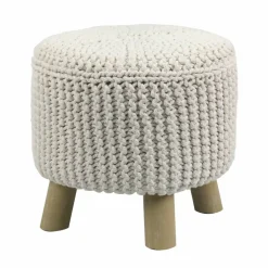 12.3" White Coastal Stool by Ashland®