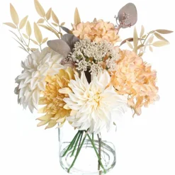 12" White & Cream Dahlia Mix Premade by Ashland®