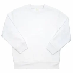 White Crew Neck Youth Sublimation Sweatshirt by Make Market®