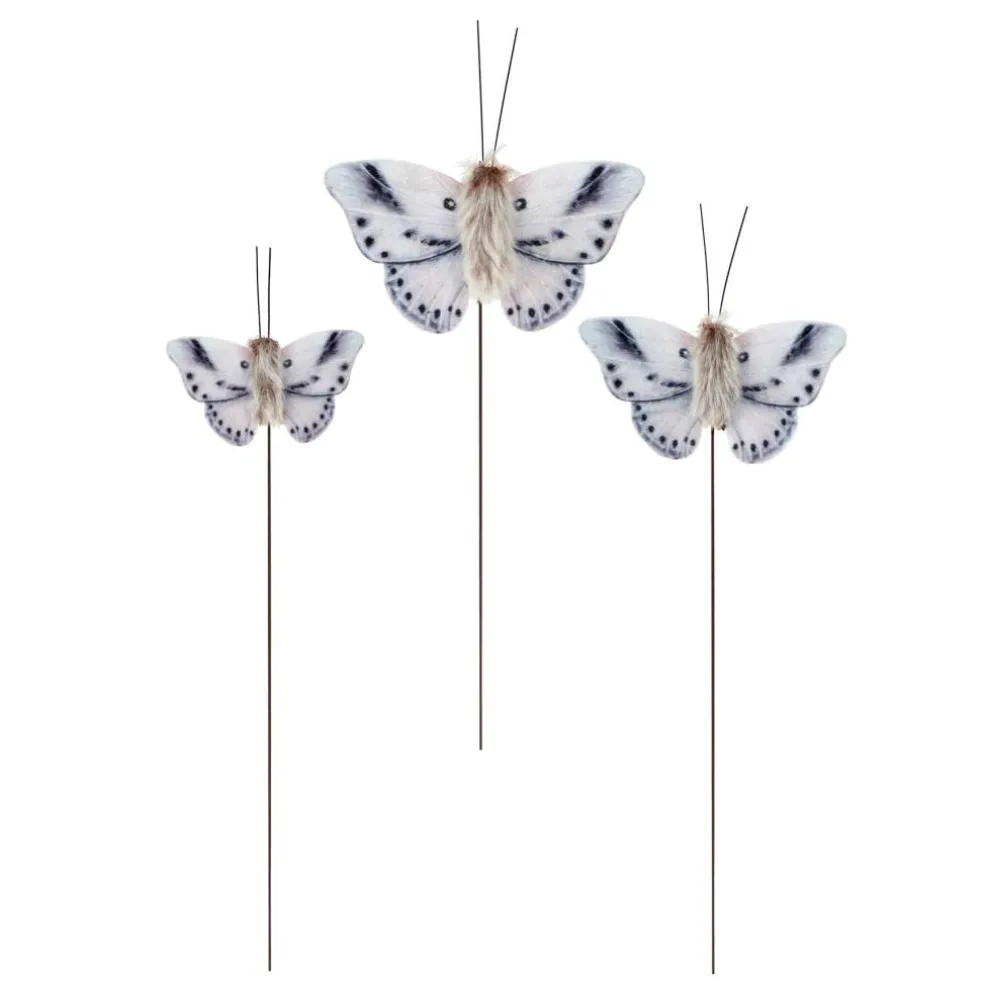 White Fabric Moths, 3ct. by Ashland®