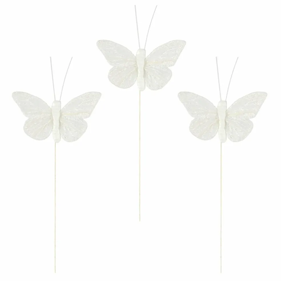 White Feather Butterflies, 3ct. by Ashland®