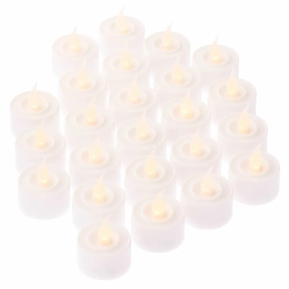 White Flameless Tealights, 24ct. by Ashland®